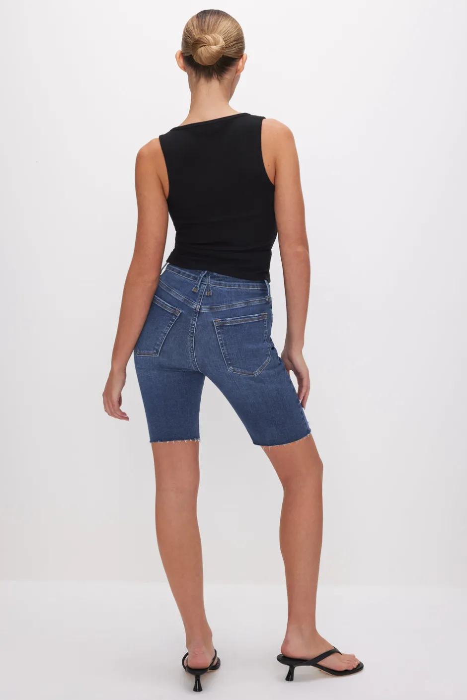 Good American Shorts & Skirts<ALWAYS FITS GOOD LEGS BERMUDA SHORTS Indigo520