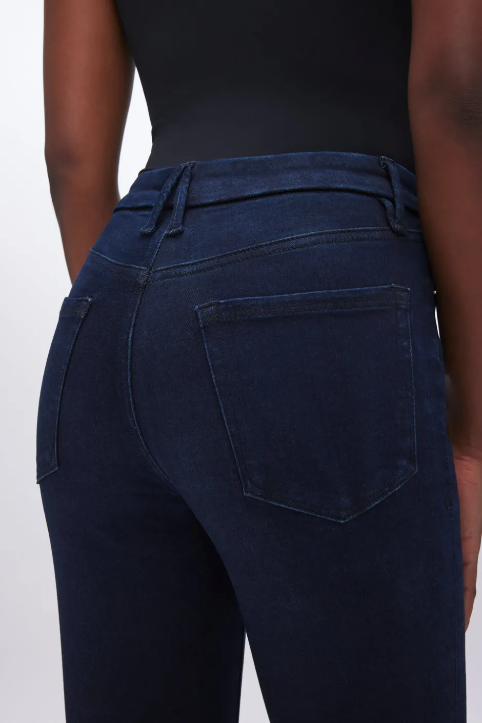Good American Skinny | Mid-Rise<ALWAYS FITS GOOD LEGS SKINNY JEANS Deep blue002