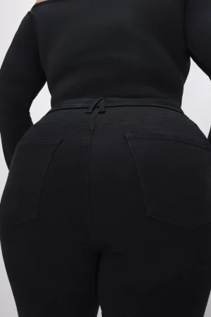 Good American Skinny | Mid-Rise<ALWAYS FITS GOOD LEGS SKINNY JEANS Black165