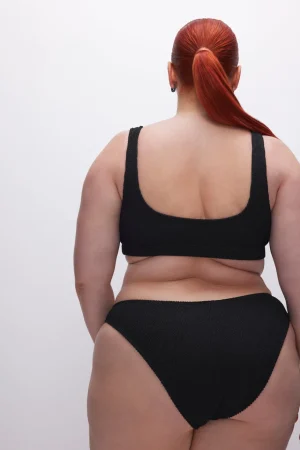 Good American Swim<ALWAYS FITS SCOOP BIKINI TOP Black001