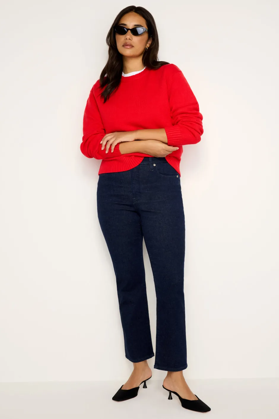 Good American Sweaters<COZY CREWNECK Grenadine003