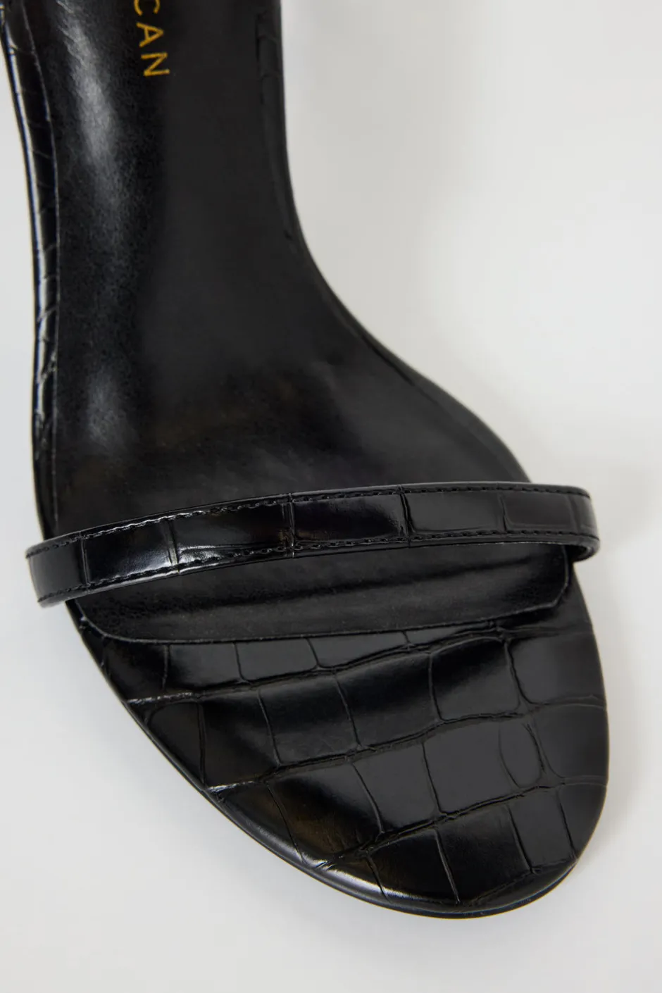 Good American Shoes<CROCODILE HEELS Black001