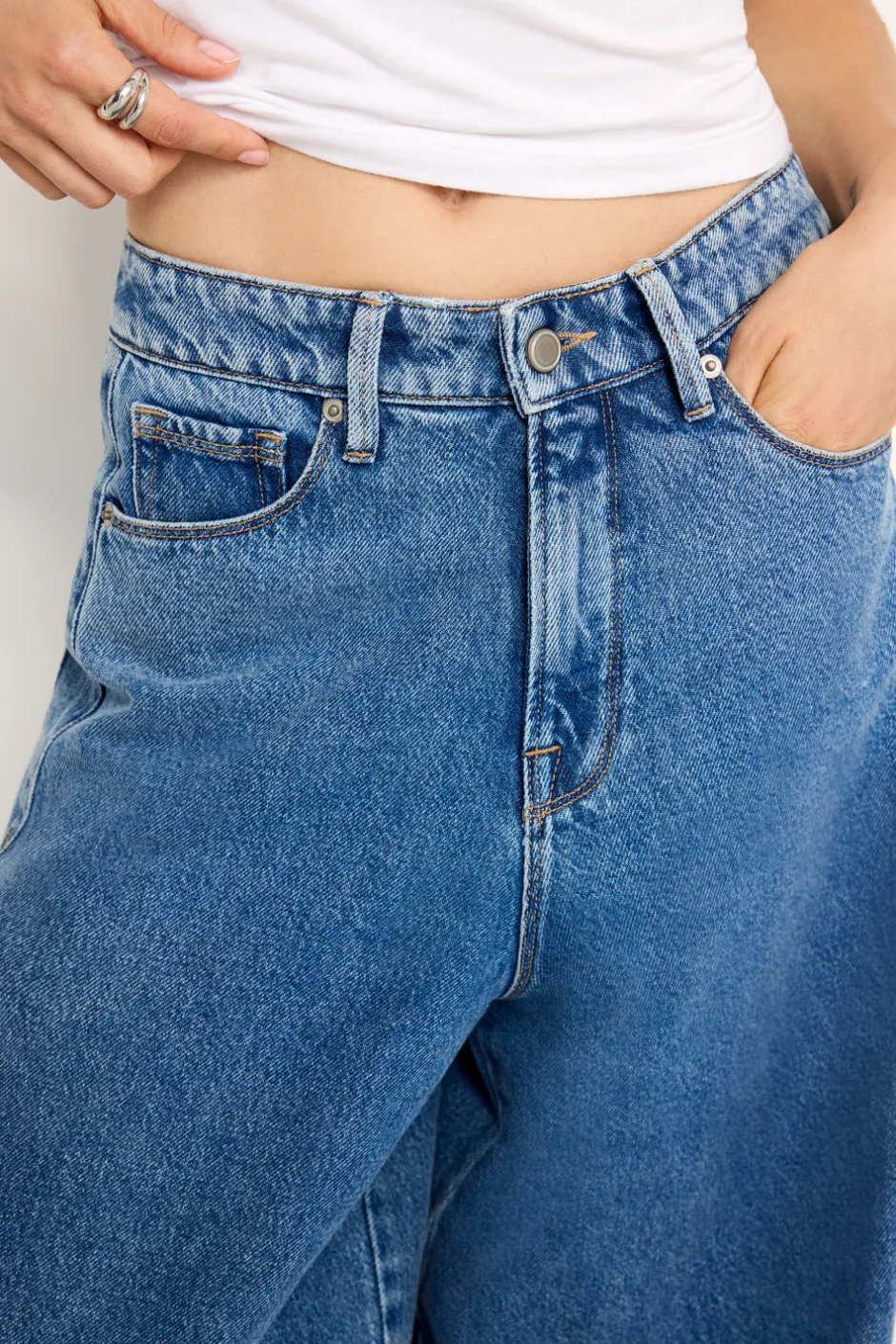 Good American Wide Leg<EXTREME WIDE JEANS Indigo682