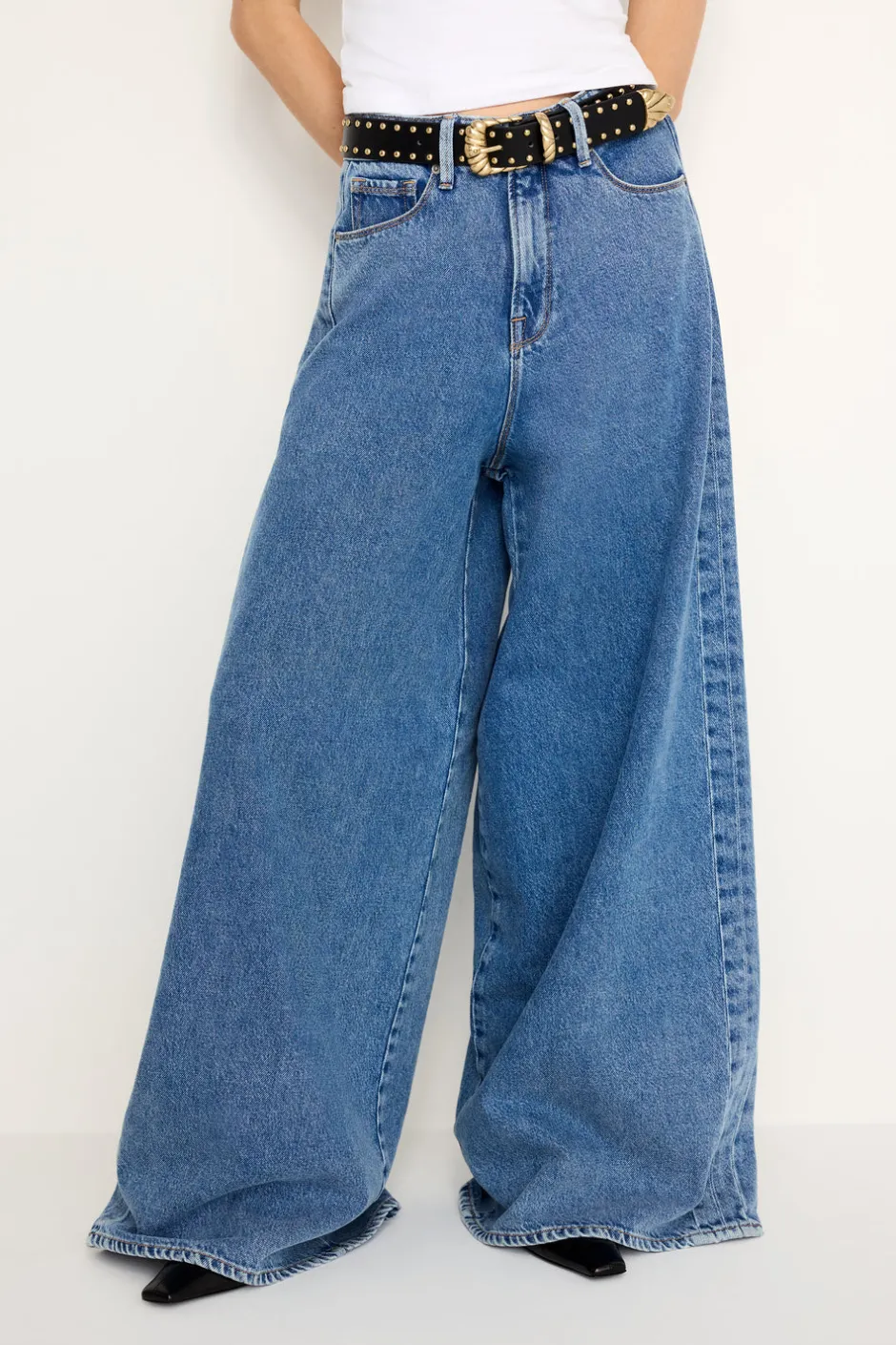 Good American Wide Leg<EXTREME WIDE JEANS Indigo682