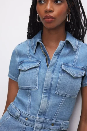 Good American Dresses<FIT FOR SUCCESS MINI DRESS Blue274