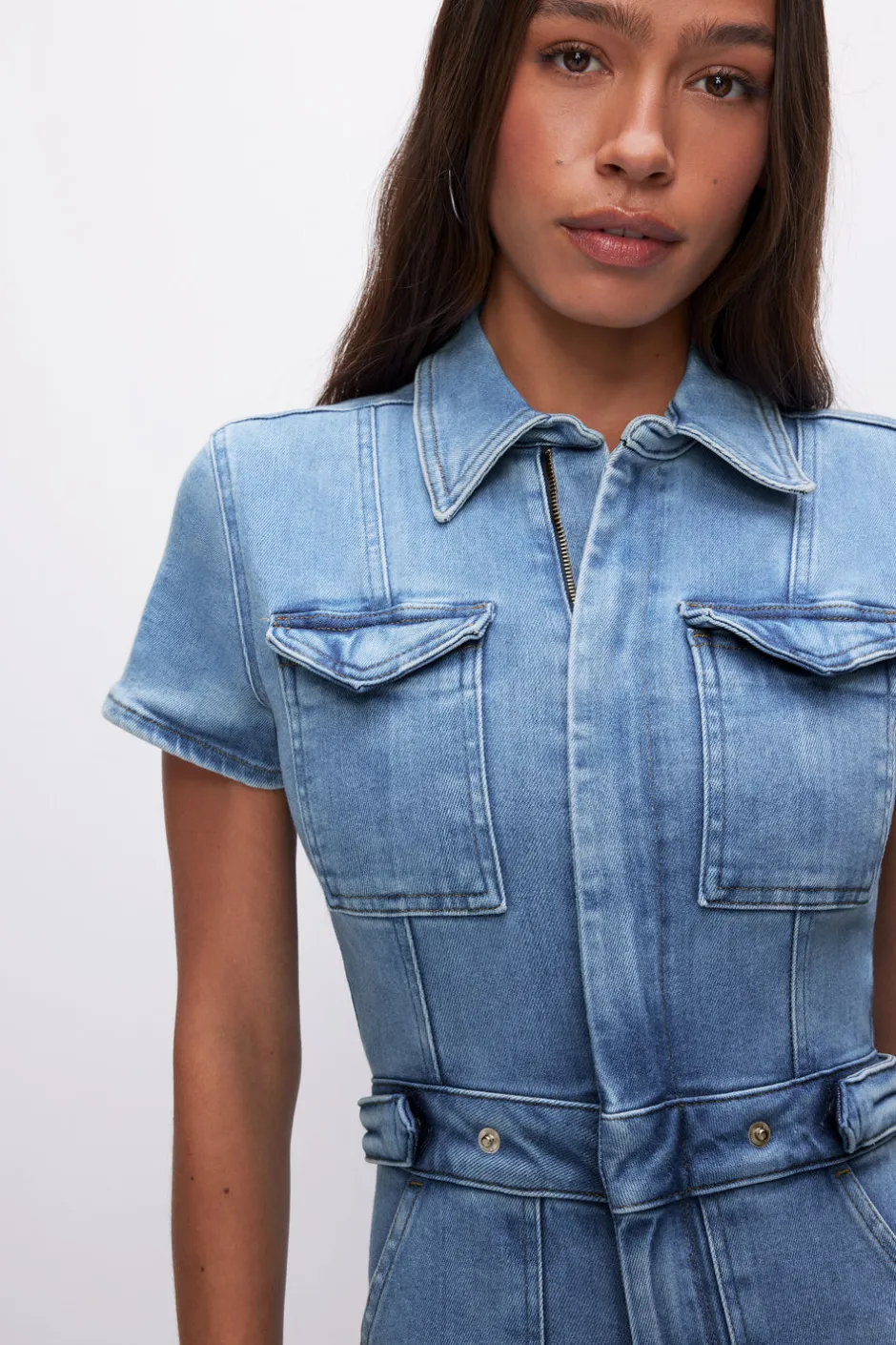 Good American Jumpsuits<FIT FOR SUCCESS JUMPSUIT Blue274