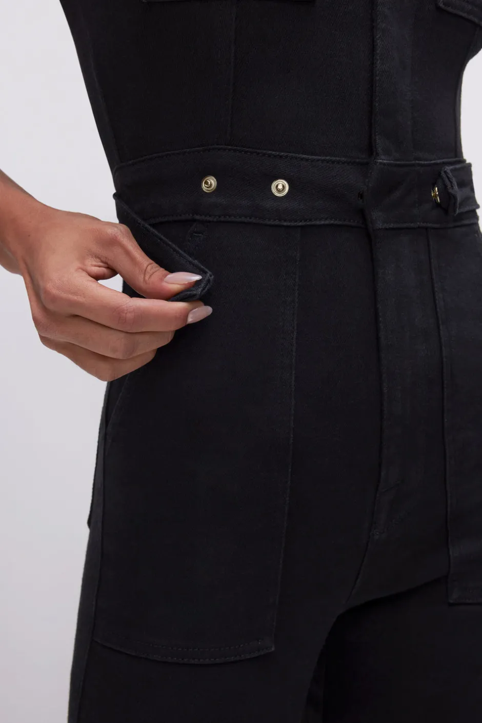 Good American Jumpsuits<FIT FOR SUCCESS JUMPSUIT Black099