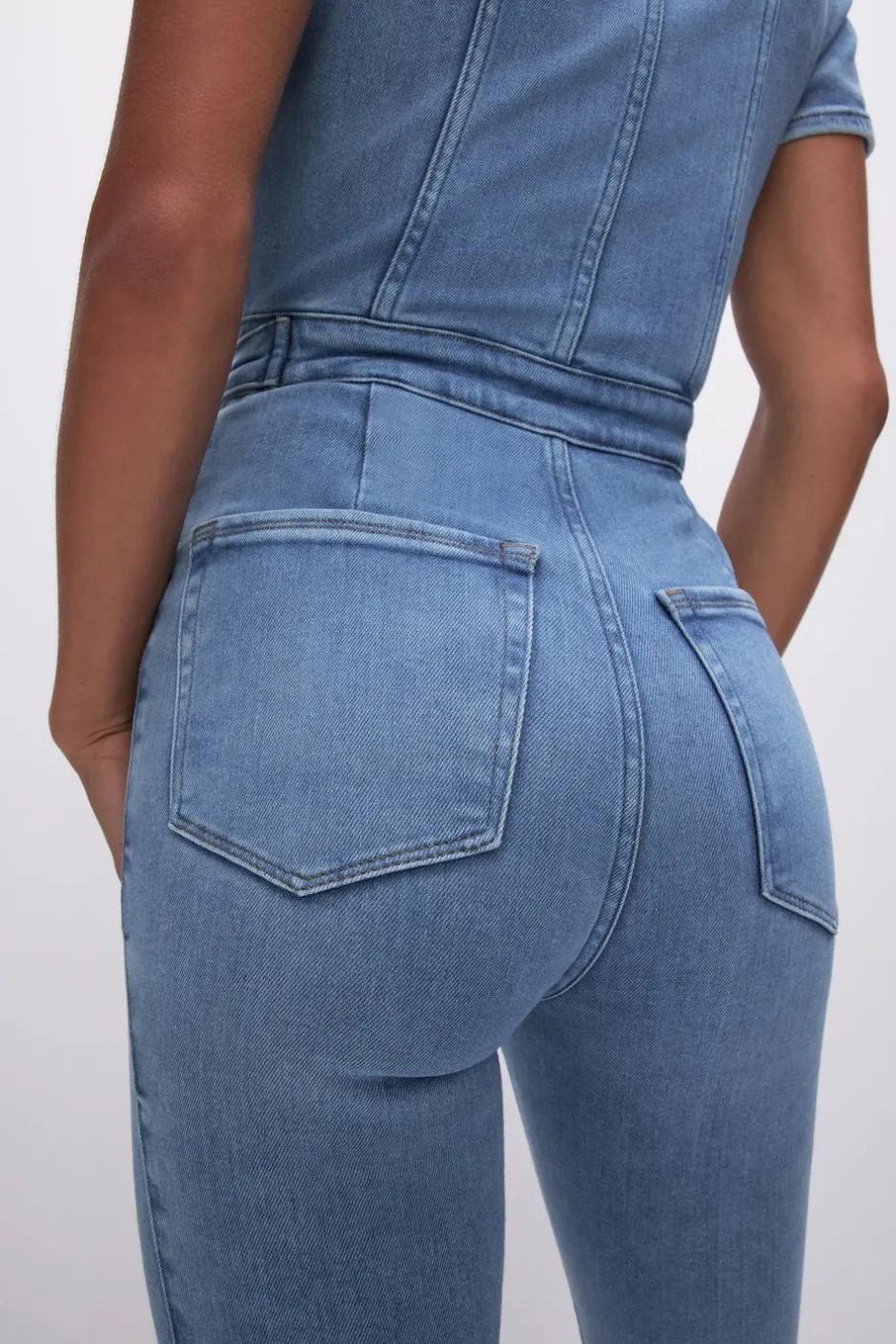 Good American Jumpsuits<FIT FOR SUCCESS JUMPSUIT Blue274