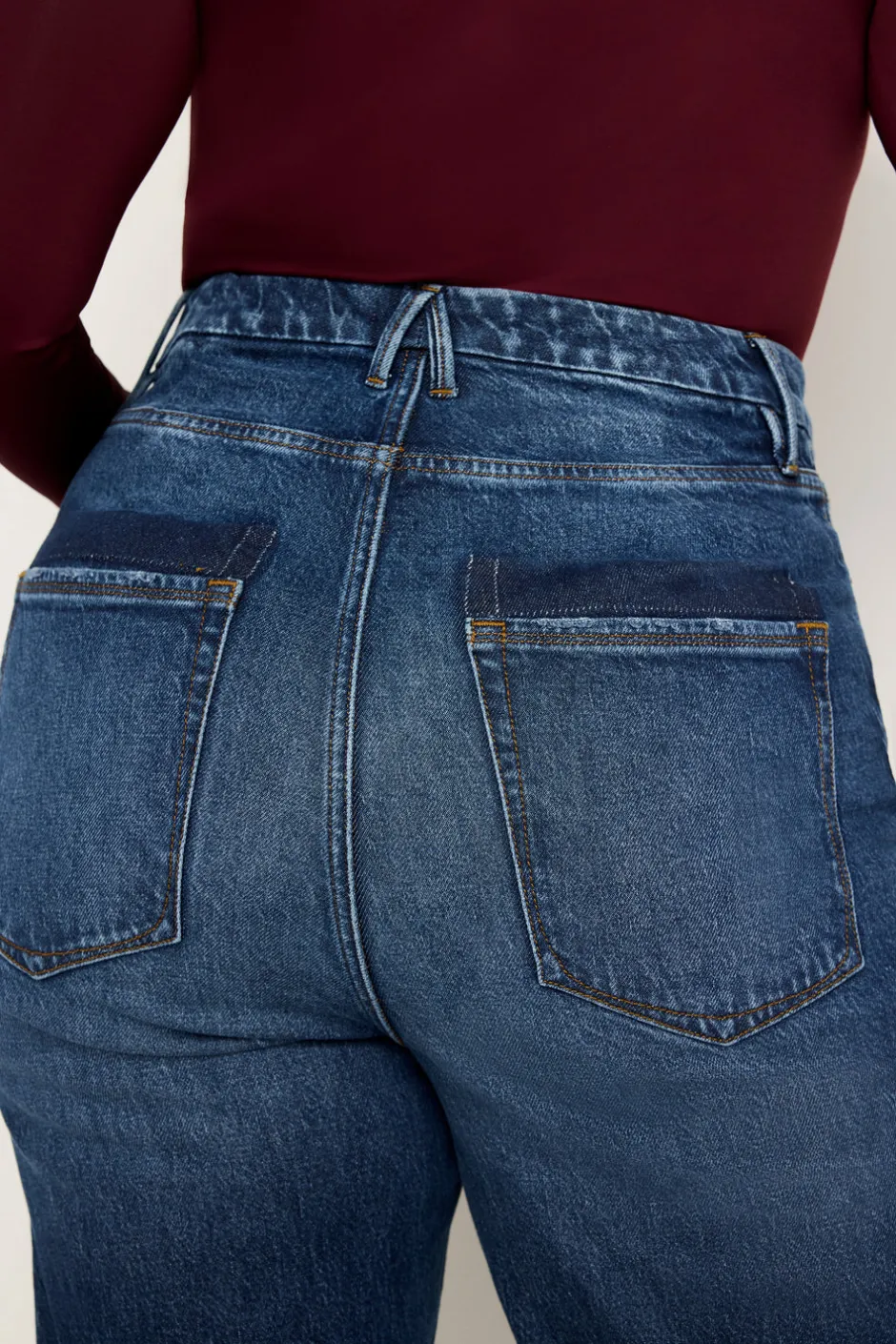 Good American Straight<GOOD BOY STRAIGHT JEANS Indigo705