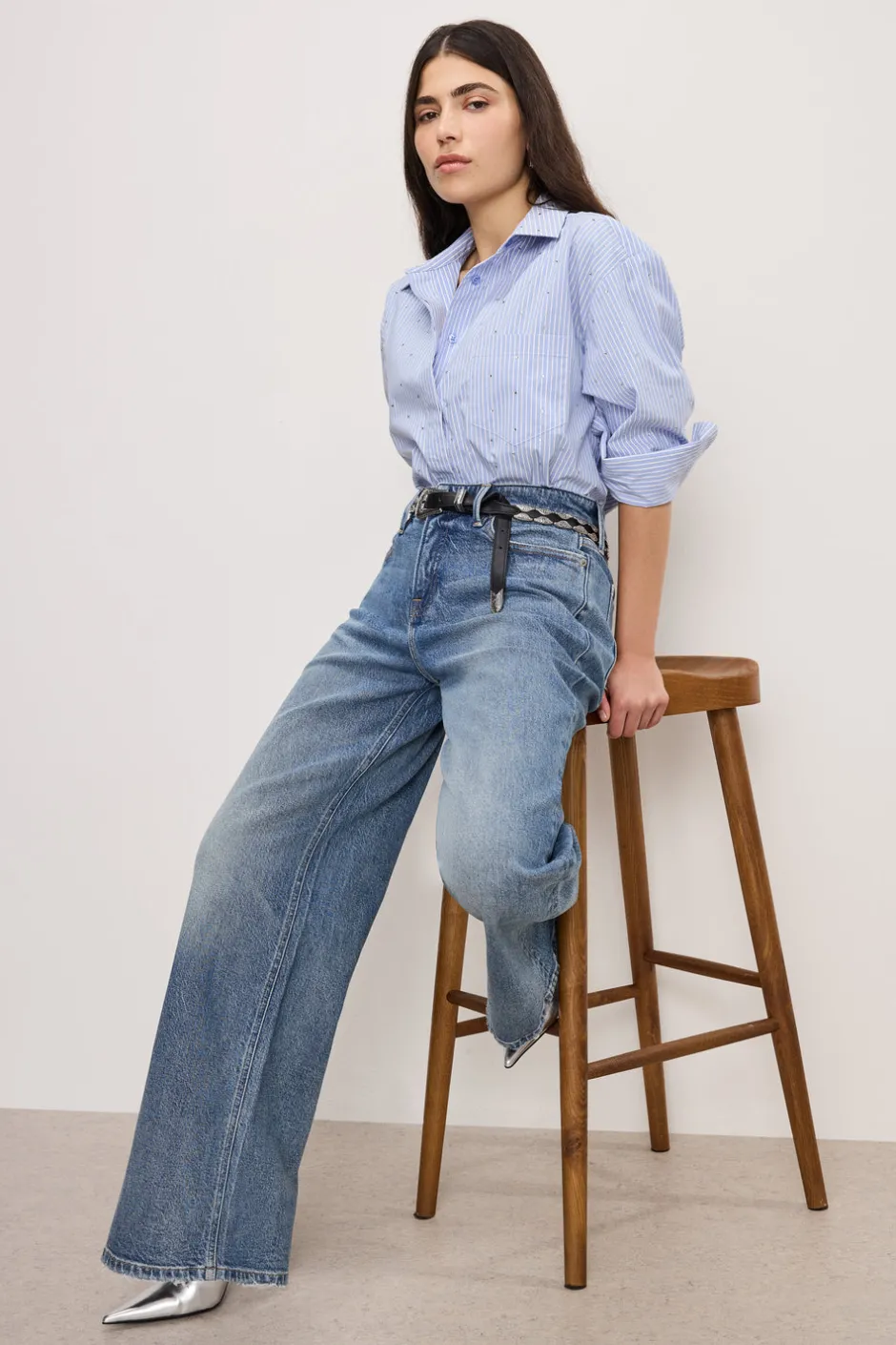 Good American Relaxed<GOOD EASE PETITE RELAXED JEANS Indigo575