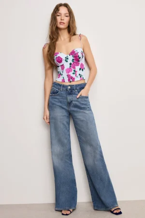 Good American Relaxed | Wide Leg<GOOD EASE RELAXED JEANS Indigo575