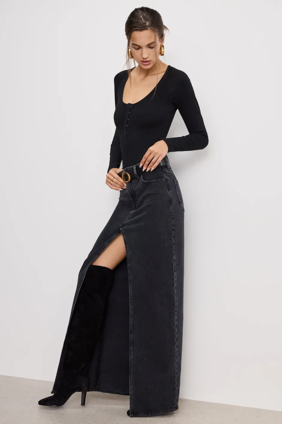 Good American Shorts & Skirts<GOOD EASE SKIRT Black351