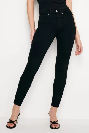 Good American Cropped Denim<GOOD LEGS SKINNY CROPPED JEANS Black001