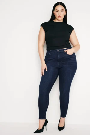 Good American Skinny | High-Rise<GOOD LEGS SKINNY JEANS Blue224