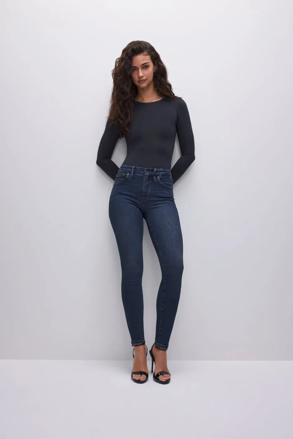 Good American Skinny | High-Rise<GOOD LEGS SKINNY JEANS Blue609