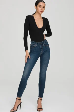 Good American Skinny | High-Rise<GOOD LEGS SKINNY JEANS Blue609
