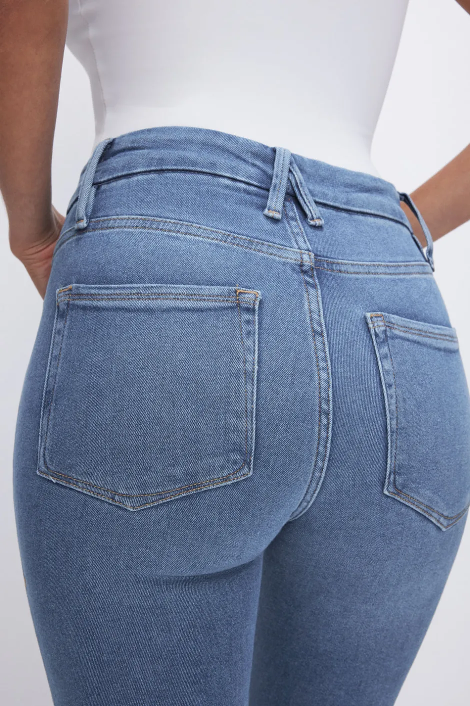 Good American Skinny | Long Inseam<GOOD LEGS SKINNY JEANS Blue655