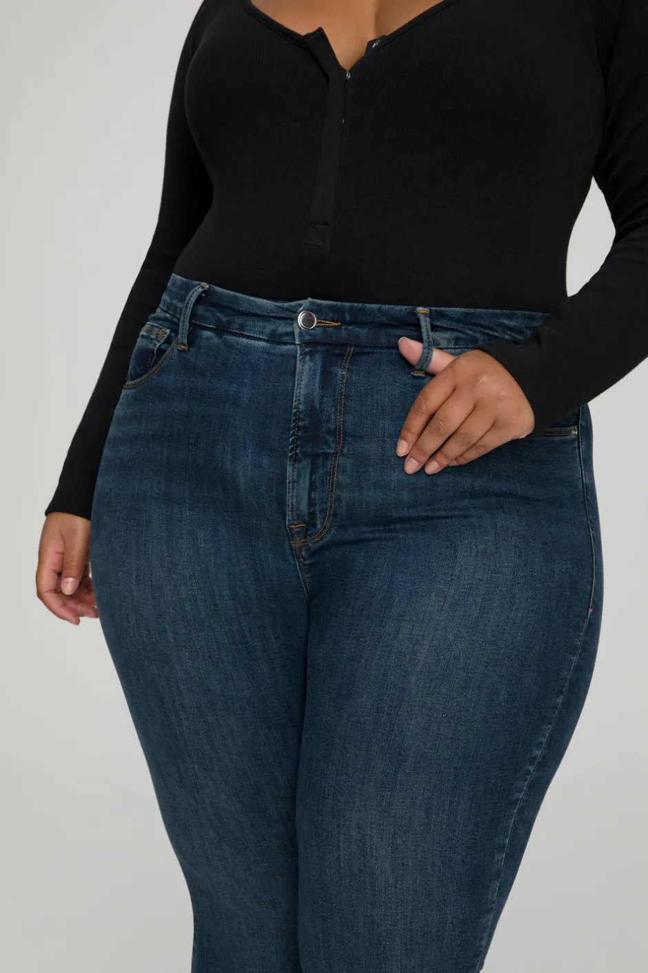 Good American Skinny | High-Rise<GOOD LEGS SKINNY JEANS Blue609