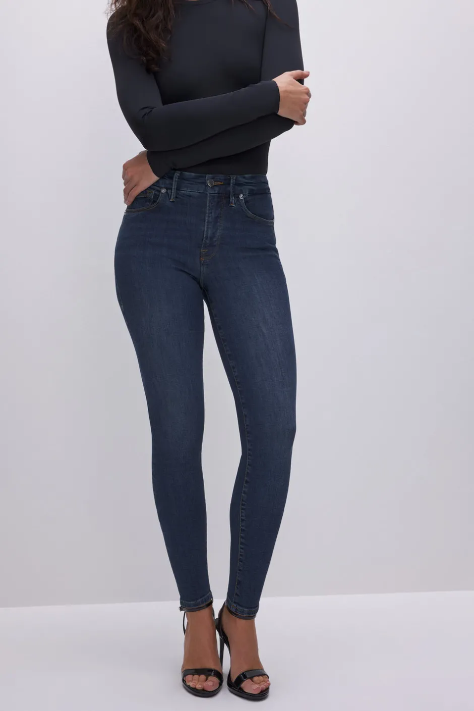 Good American Skinny | High-Rise<GOOD LEGS SKINNY JEANS Blue609
