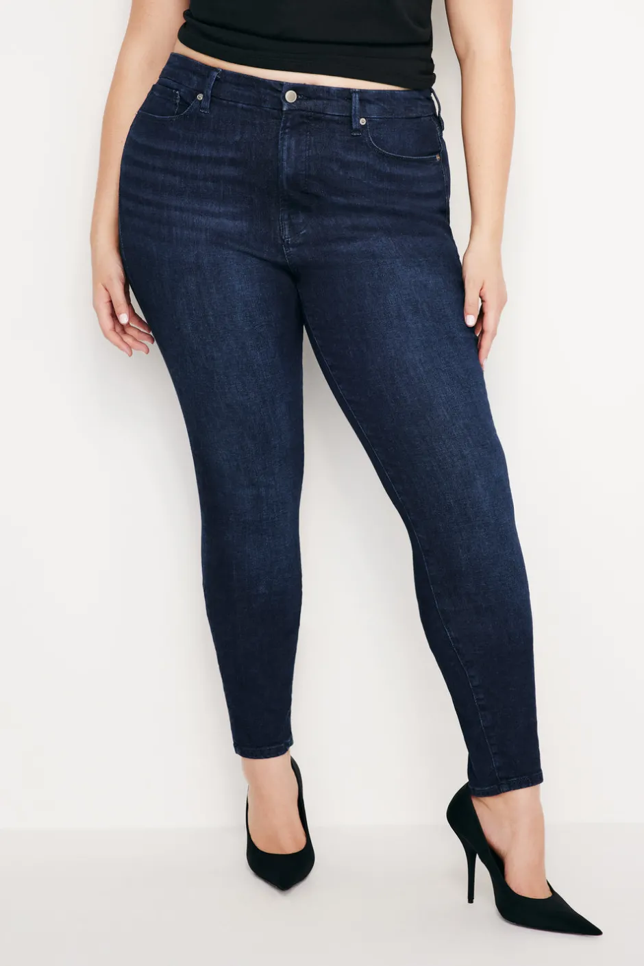 Good American Skinny | High-Rise<GOOD LEGS SKINNY JEANS Blue224