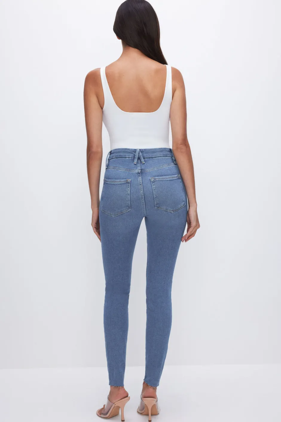 Good American Skinny | Long Inseam<GOOD LEGS SKINNY JEANS Blue655