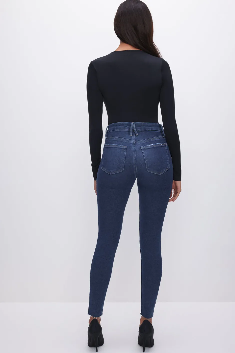 Good American Skinny | High-Rise<GOOD LEGS SKINNY JEANS Blue866