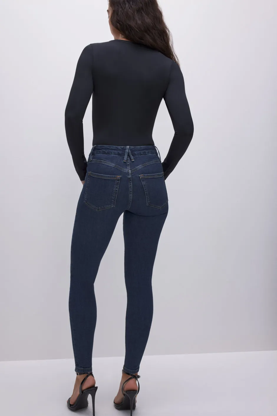 Good American Skinny | High-Rise<GOOD LEGS SKINNY JEANS Blue609