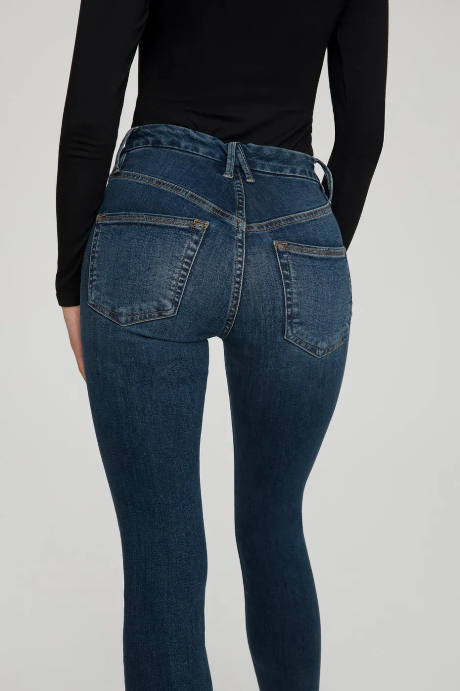 Good American Skinny | High-Rise<GOOD LEGS SKINNY JEANS Blue609