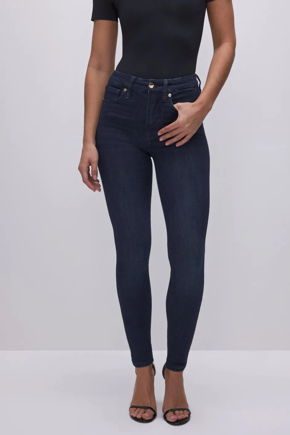 Good American Skinny | High-Rise<GOOD LEGS SKINNY JEANS Blue224