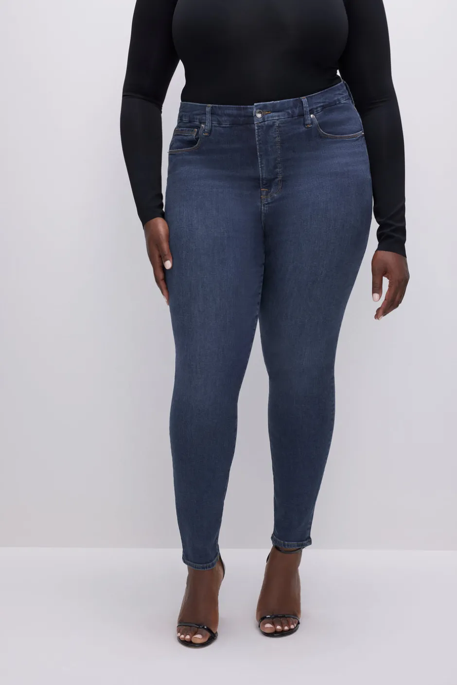 Good American Skinny | High-Rise<GOOD LEGS SKINNY JEANS Blue609