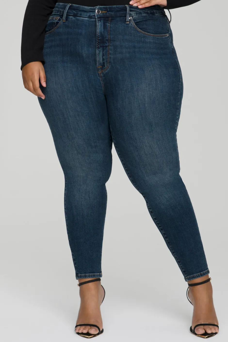 Good American Skinny | High-Rise<GOOD LEGS SKINNY JEANS Blue609