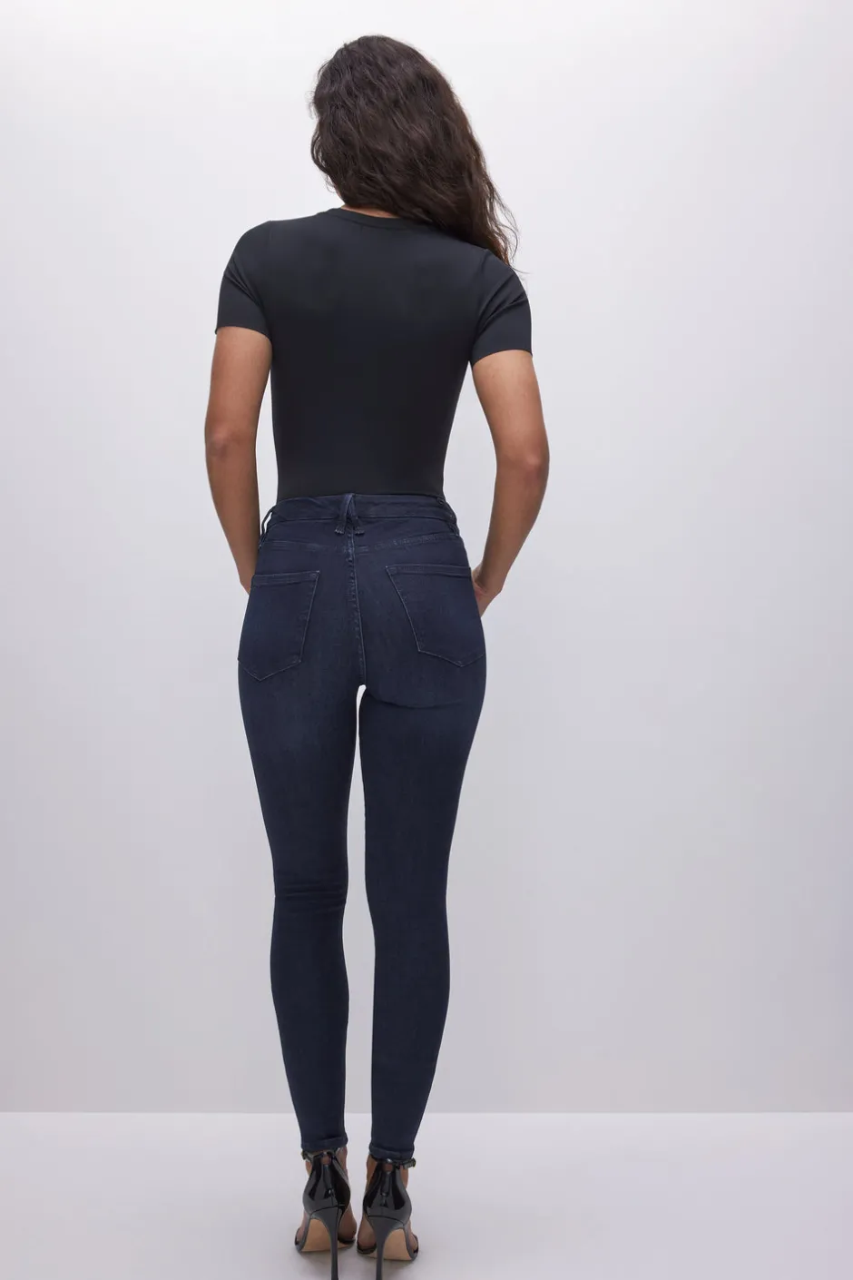 Good American Skinny | High-Rise<GOOD LEGS SKINNY JEANS Blue224