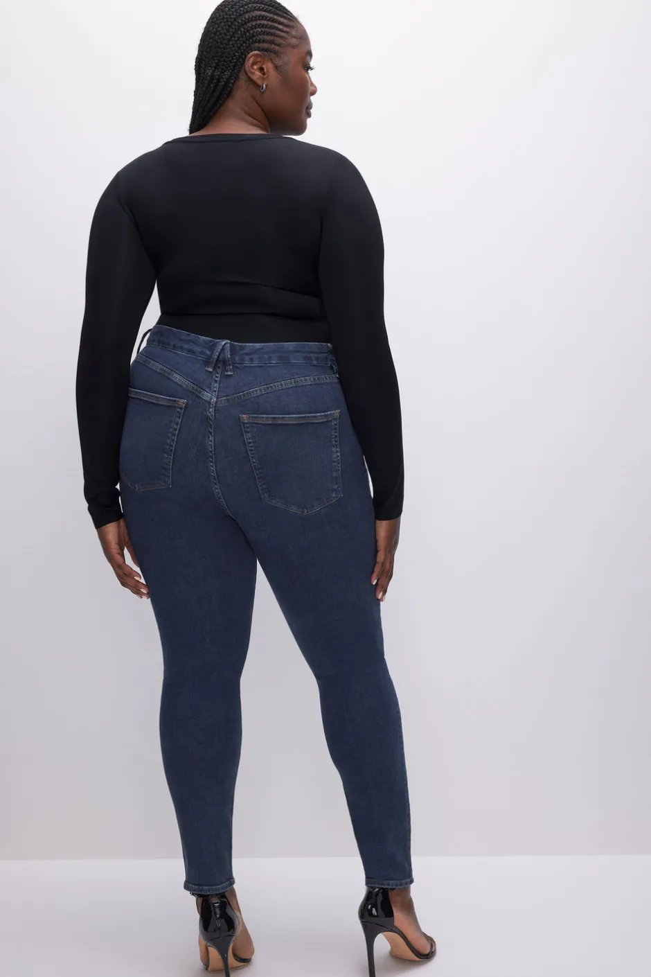 Good American Skinny | High-Rise<GOOD LEGS SKINNY JEANS Blue609