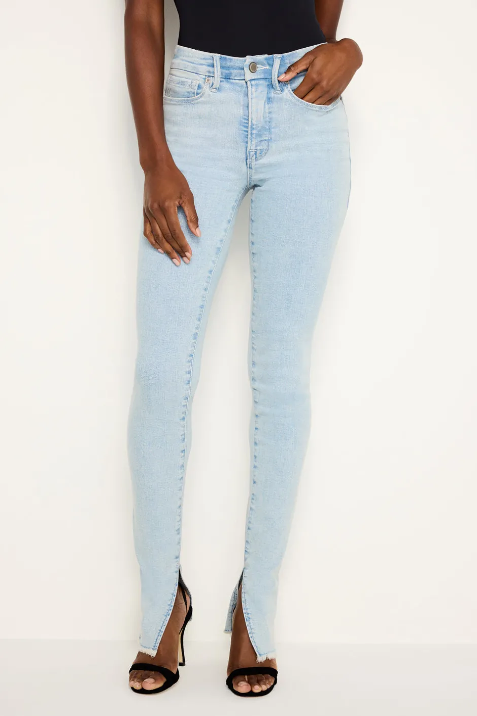 Good American Skinny | Mid-Rise<GOOD LEGS SKINNY JEANS Indigo686