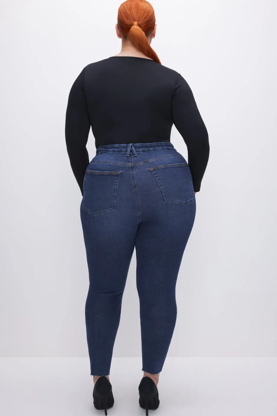 Good American Skinny | High-Rise<GOOD LEGS SKINNY JEANS Blue866