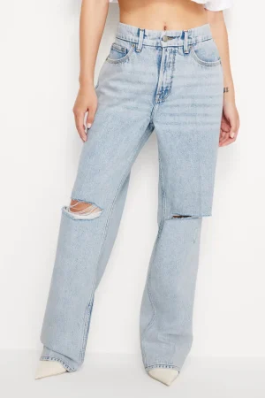 Good American Relaxed<GOOD PETITE ’90s JEANS Blue542
