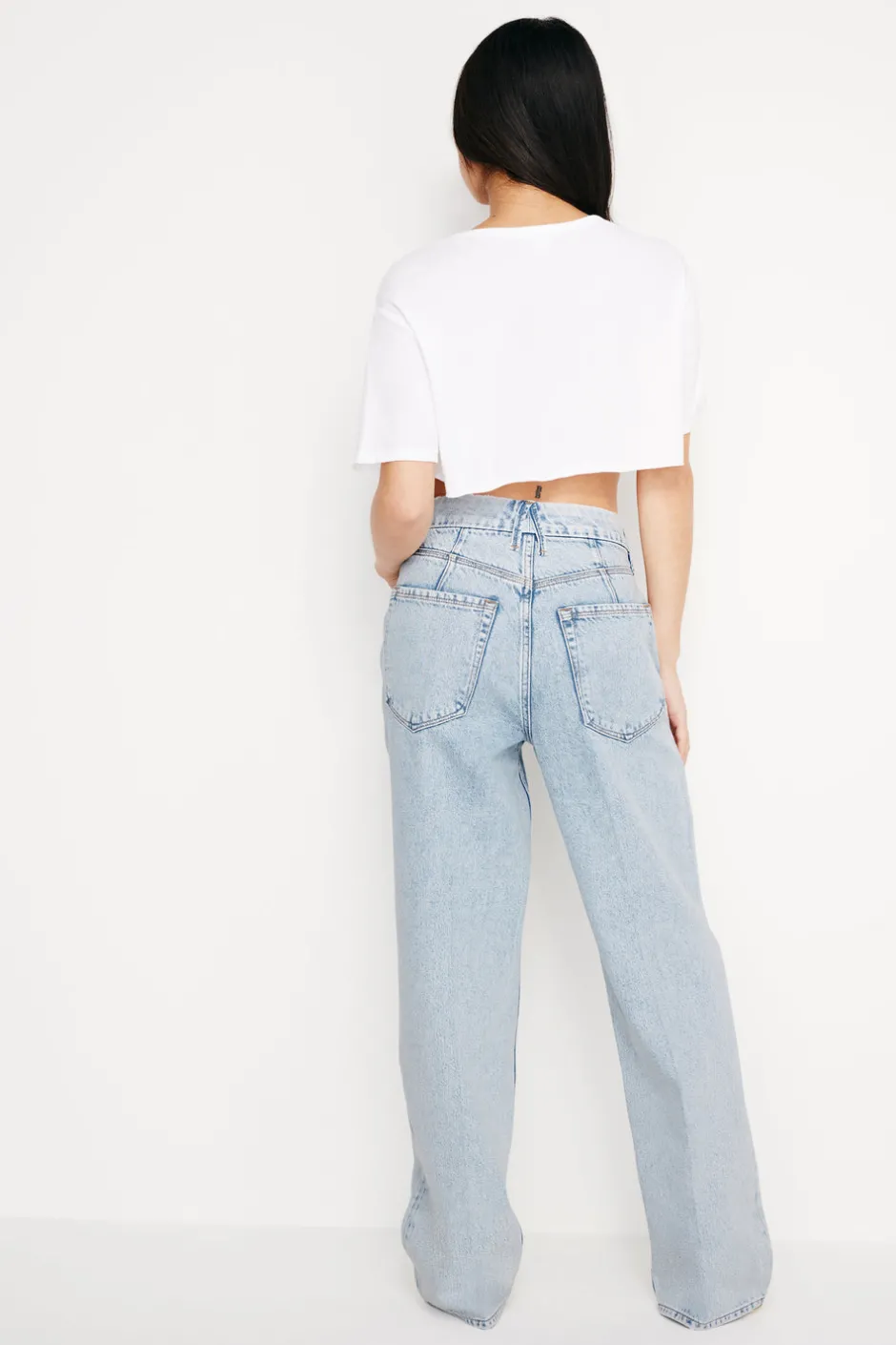 Good American Relaxed<GOOD PETITE ’90s JEANS Blue542