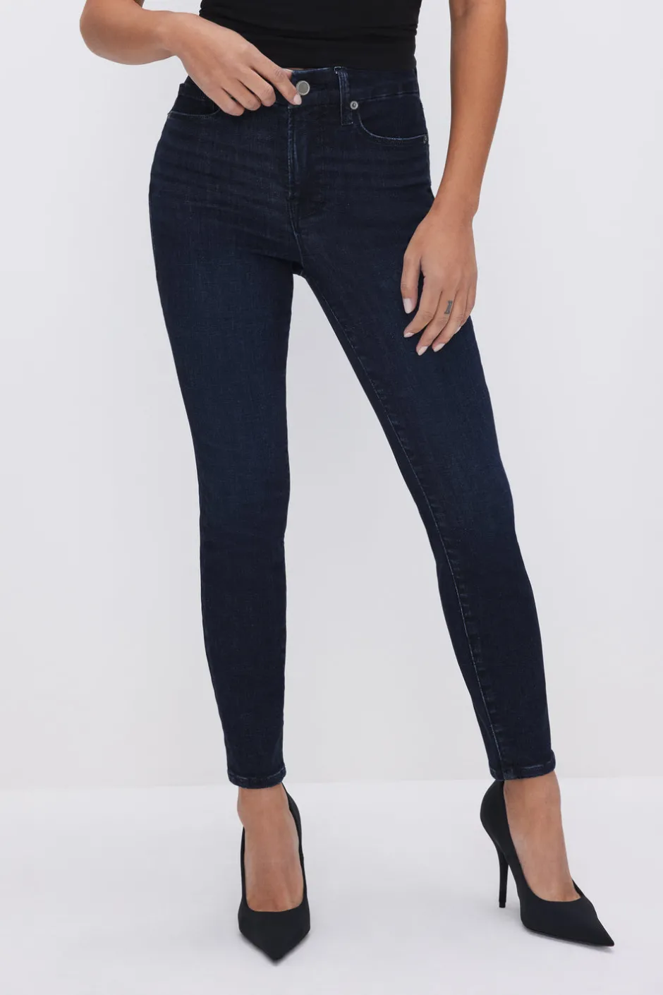 Good American Skinny<GOOD PETITE SKINNY JEANS Blue224