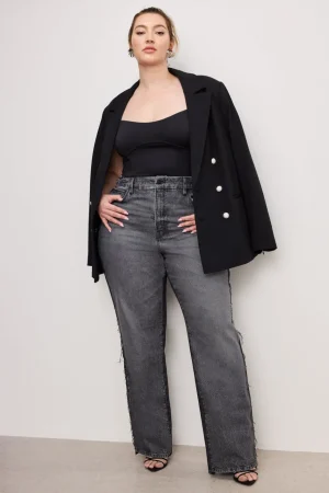 Good American Relaxed<GOOD ’90s RELAXED JEANS Black365