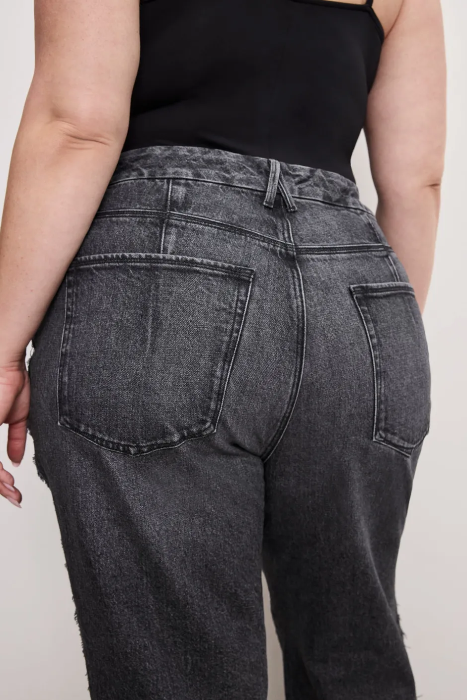 Good American Relaxed<GOOD ’90s RELAXED JEANS Black365