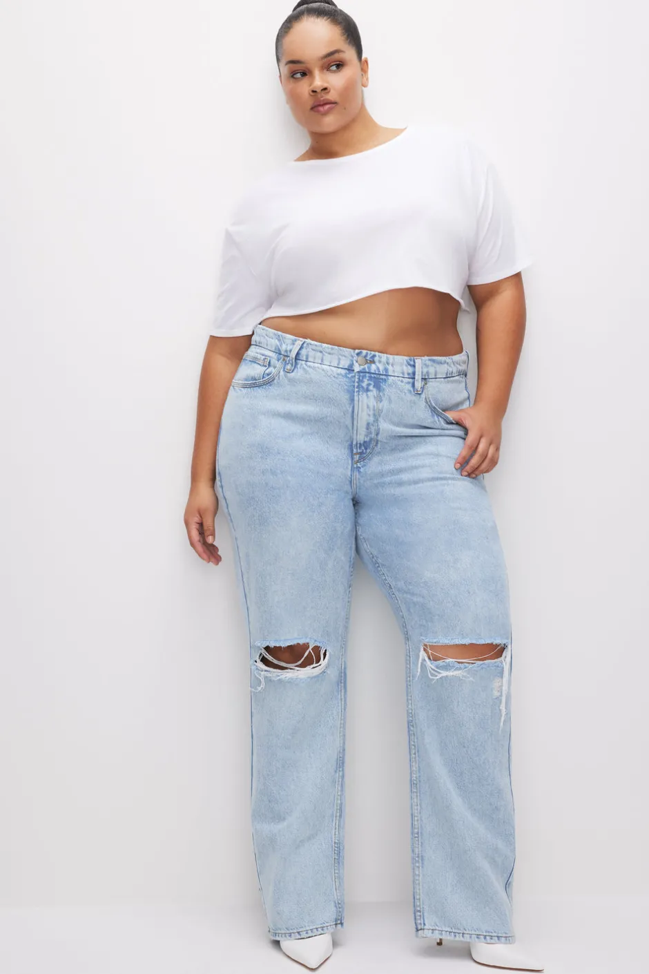Good American Relaxed | Long Inseam<GOOD ’90s JEANS Blue542