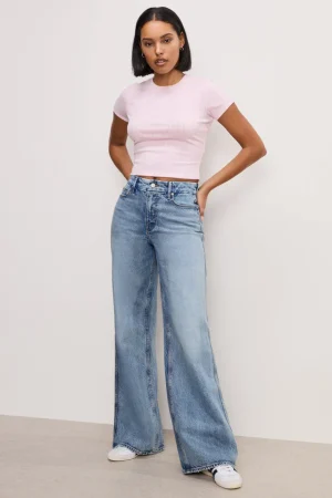 Good American Relaxed | Wide Leg<GOOD SKATE WIDE JEANS Indigo756