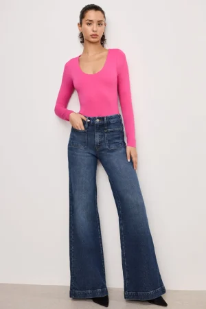 Good American Relaxed | Wide Leg<GOOD WAIST PALAZZO JEANS Indigo759