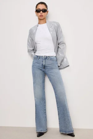 Good American Wide Leg<GOOD WAIST PALAZZO JEANS Indigo746
