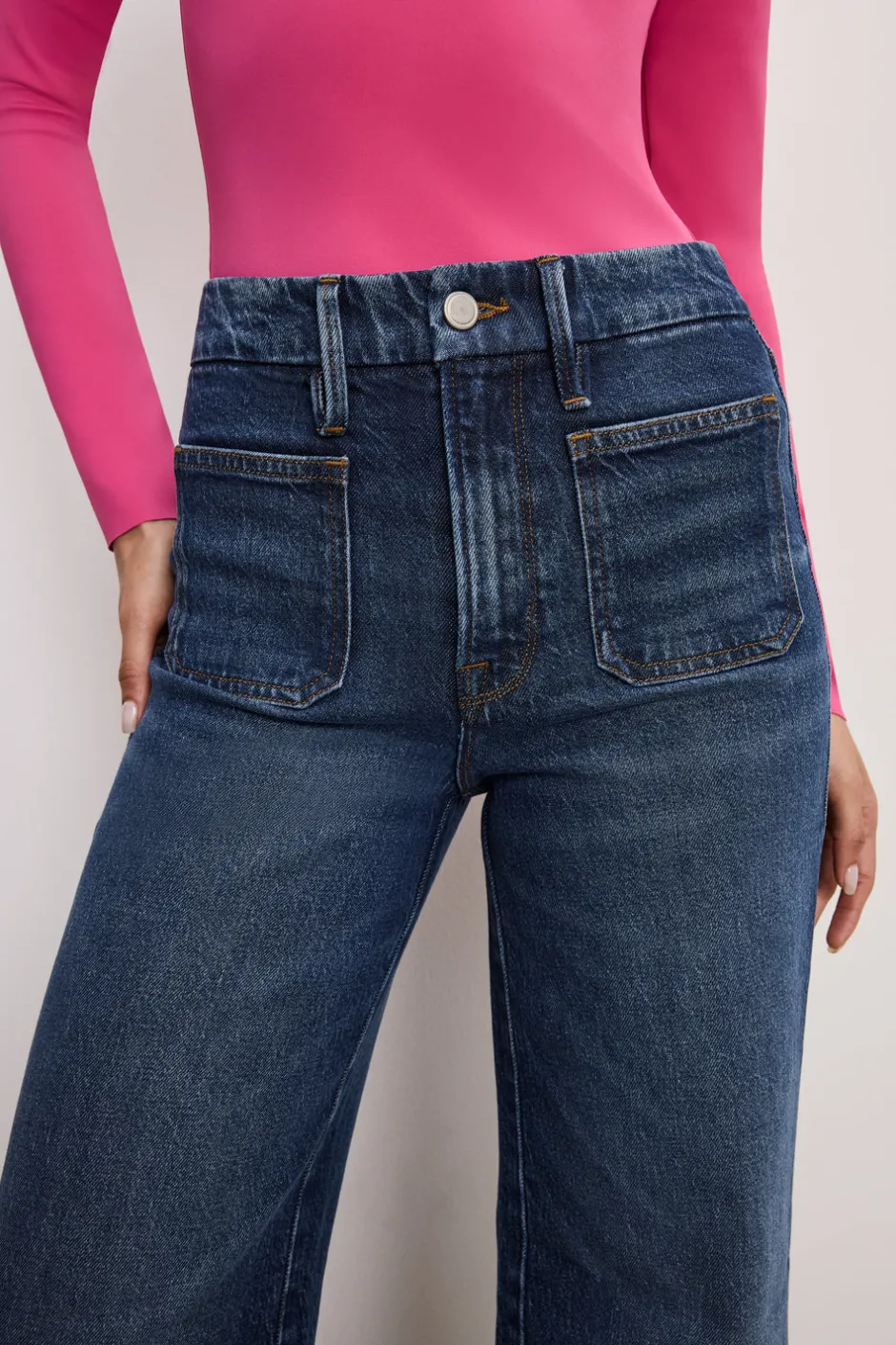 Good American Relaxed | Wide Leg<GOOD WAIST PALAZZO JEANS Indigo759