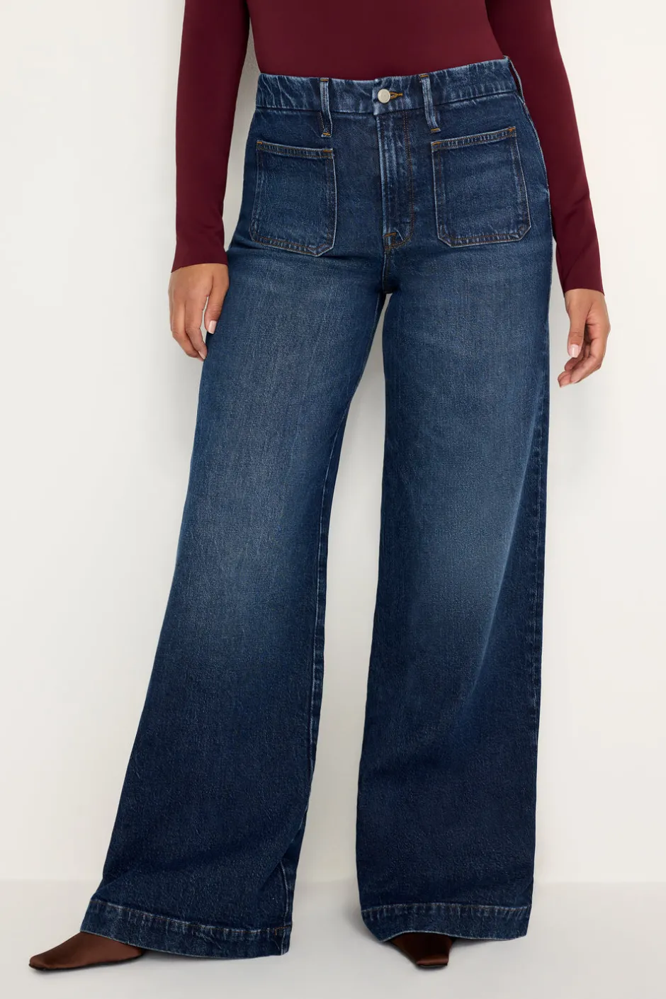 Good American Relaxed | Wide Leg<GOOD WAIST PALAZZO JEANS Indigo759