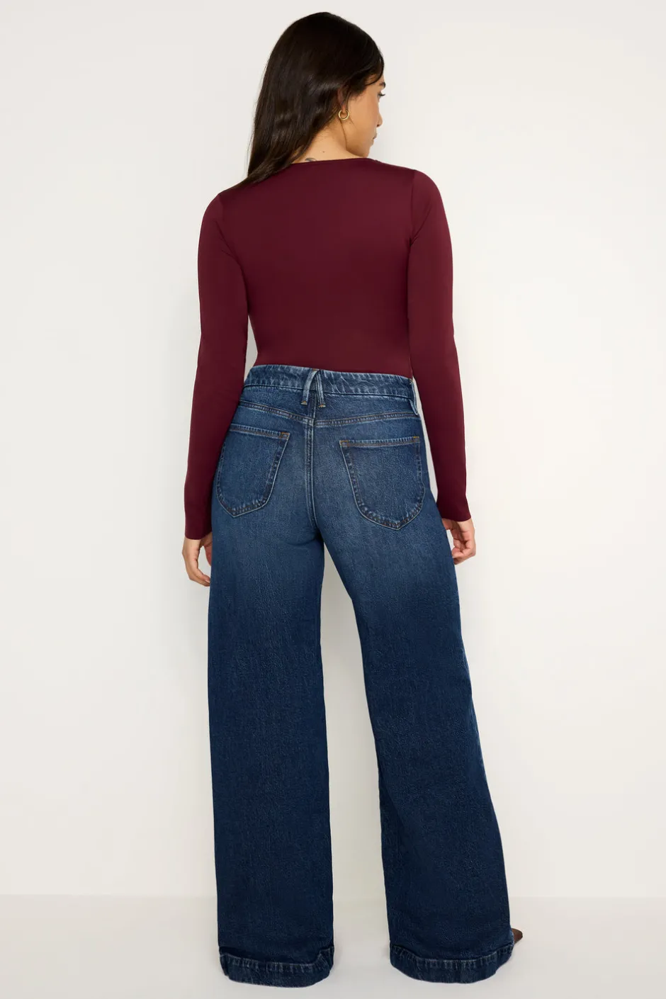 Good American Relaxed | Wide Leg<GOOD WAIST PALAZZO JEANS Indigo759