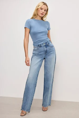 Good American Relaxed | Mid-Rise<GOOD '90s RELAXED JEANS Indigo831