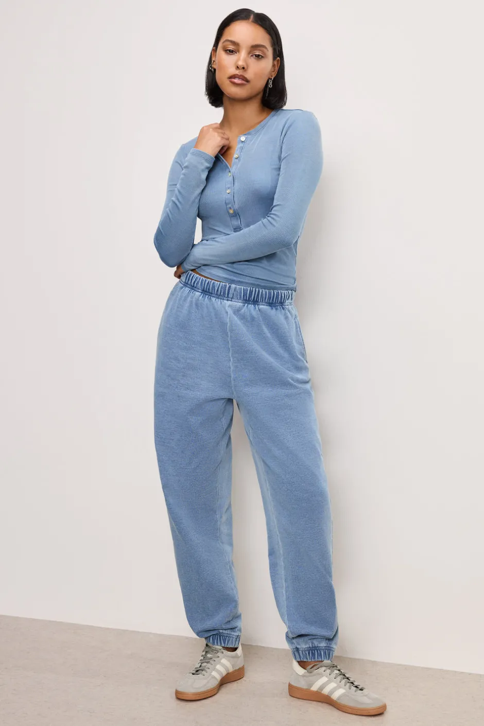 Good American Pants | Sweats<JEANIUS SWEATPANTS Indigo376