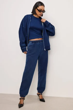 Good American Pants | Sweats<JEANIUS SWEATPANTS Indigo377